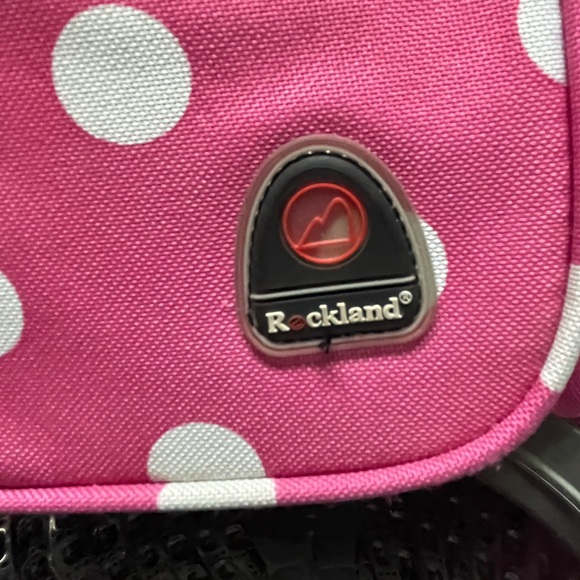 Pink Polka Dot Rockland Tote Bag - Picture 2 of 14